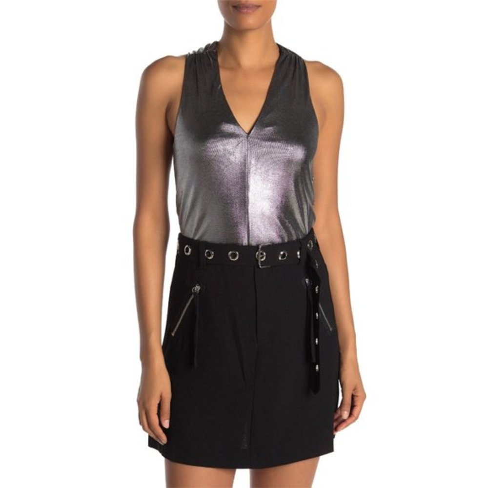NWT Medium Nordstrom Rachel Roy Metallic Tank Top